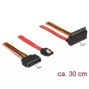 SATA cable DeLOCK 85515 SATA 15-pin 1 x SATA 22 pin 1 x SATA 7 pin Multicolour