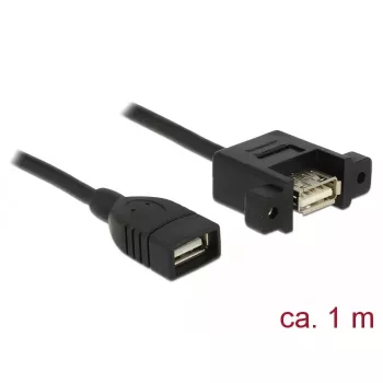 USB Cable DeLOCK 85460 USB 2.0 1m Black