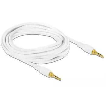 Audio Cable DeLOCK 85552 3m 3.5mm White