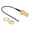 Coaxial Cable DeLOCK 89471 0.1m RP-SMA MHF/U.FL-LP-068