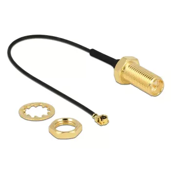 Coaxial Cable DeLOCK 89471 0.1m RP-SMA MHF/U.FL-LP-068