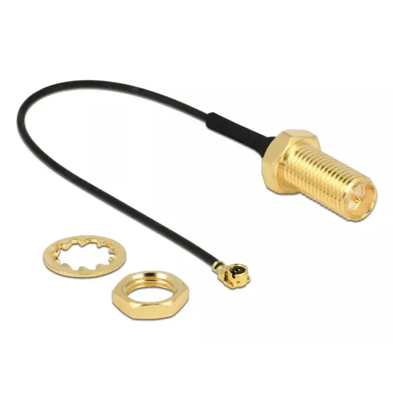 Coaxial Cable DeLOCK 89471 0.1m RP-SMA MHF/U.FL-LP-068