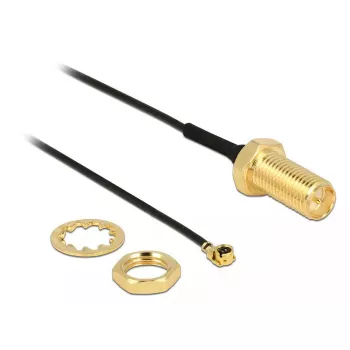 Coaxial Cable DeLOCK 89471 0.1m RP-SMA MHF/U.FL-LP-068