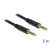 Audio Cable DeLOCK 85792 2m 4.4mm Black