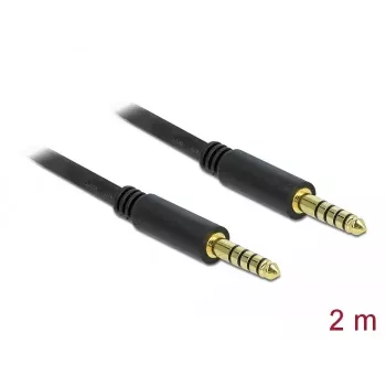 Audio Cable DeLOCK 85792 2m 4.4mm Black
