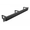 Brush panel DeLOCK 19 inch Cable Management Brush Strip with 3 hooks 1U black