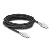 Networking cable DELOCK 80258 Cat6a S/FTP (S-STP) RJ-45 to RJ-45 5 m Black