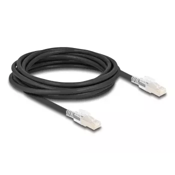 Networking cable DELOCK 80258 Cat6a S/FTP (S-STP) RJ-45 to RJ-45 5 m Black
