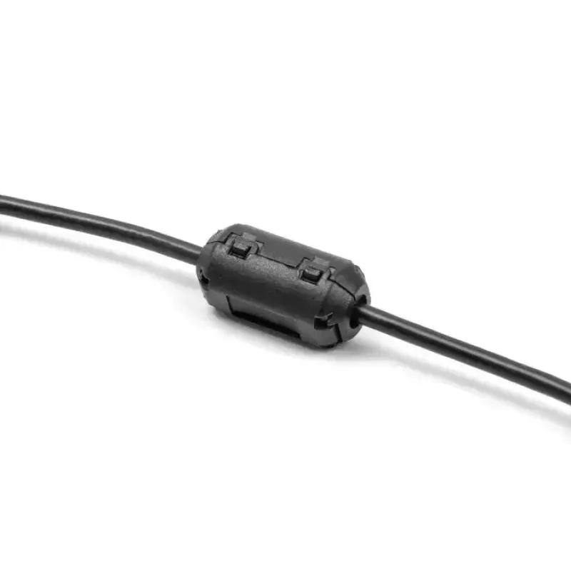 Ferrite core clamp DELOCK 80943, black, nickel/plastic/zinc, 25.2×13×11.8 mm, pack of 2