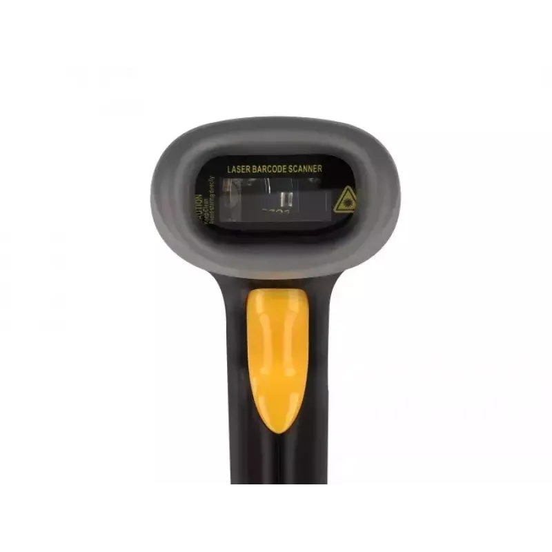DeLOCK USB Barcode Scanner 1D Laser Black Handheld Wired 2m Cable
