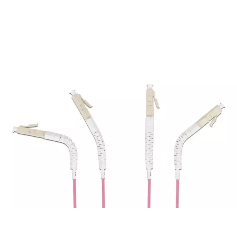 Optical Fiber Cable DeLOCK LC Duplex to LC Duplex OM4 0.5m