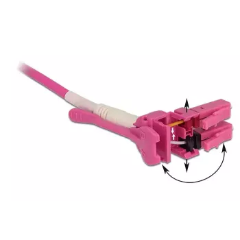 Fibre Optic Cable DeLOCK 85133 2m LC Pink