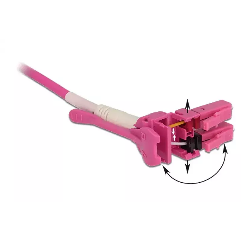 Fibre Optic Cable DeLOCK 85133 2m LC Pink