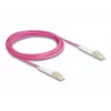 Optical Fiber Cable DeLOCK LC Duplex to LC Duplex OM4 5m