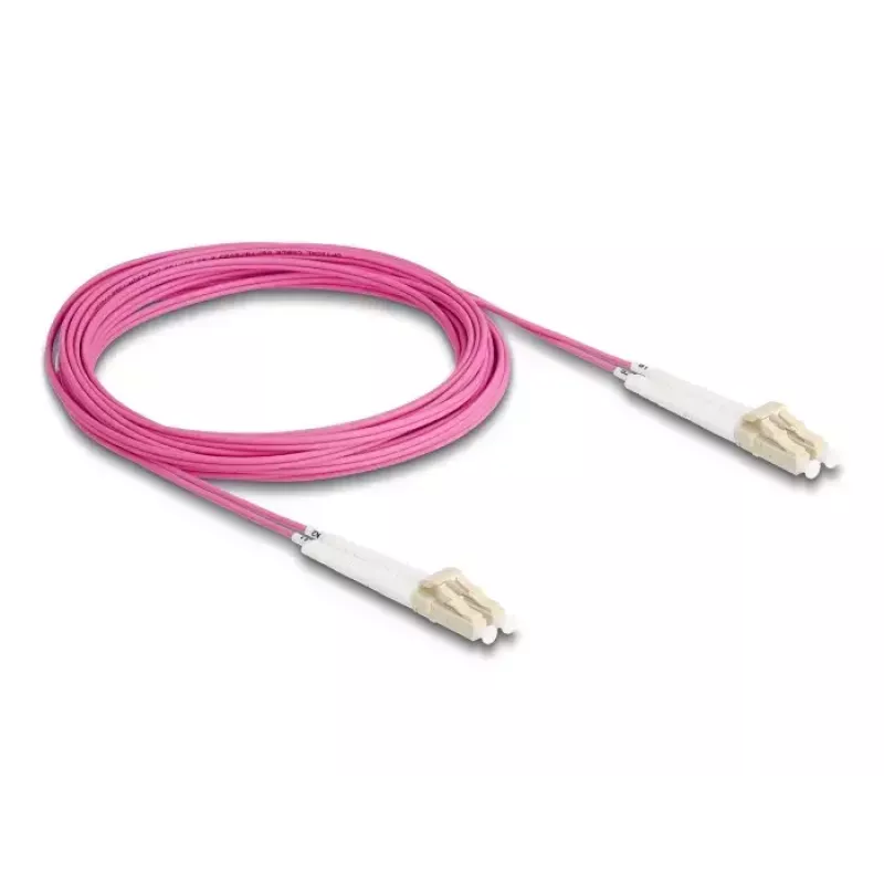 Optical Fiber Cable DeLOCK LC Duplex to LC Duplex OM4 5m