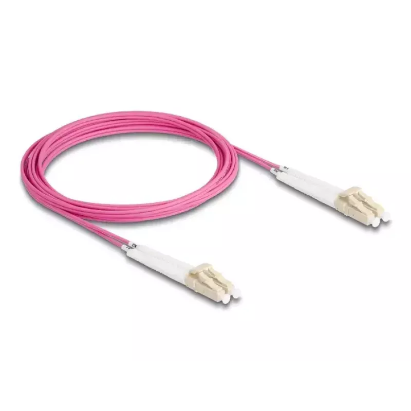 Optical Fiber Cable DeLOCK 88089 LC Duplex to LC Duplex OM4 3m