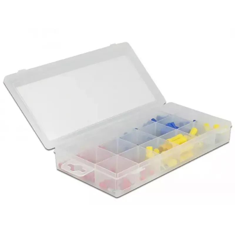 Wire connector set DELOCK 86513 — insulated electrical connectors, 170 pcs, blue/red/yellow