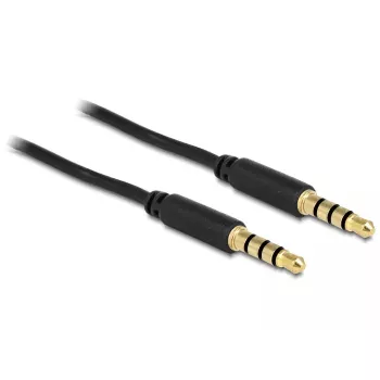 Audio Cable DeLOCK 83436 2m 3.5mm Black