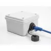 DeLOCK Cable Connector RJ50 jack to RJ50 jack IP68 waterproof black