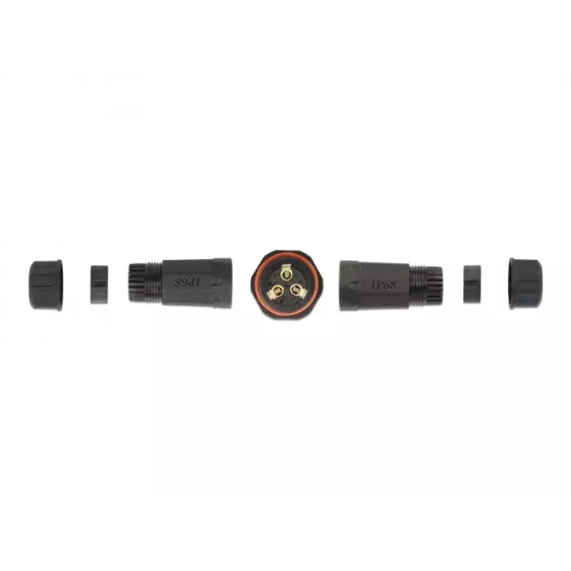 Electric wire connector DELOCK 86913 straight 85–260V black 25×114 mm
