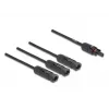 Cable splitter DeLOCK DL4 Solar Splitter Cable 1 x female to 3 x male 35 cm black