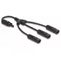 Cable splitter DeLOCK DL4 Solar Splitter Cable 1 x female to 3 x male 35 cm black