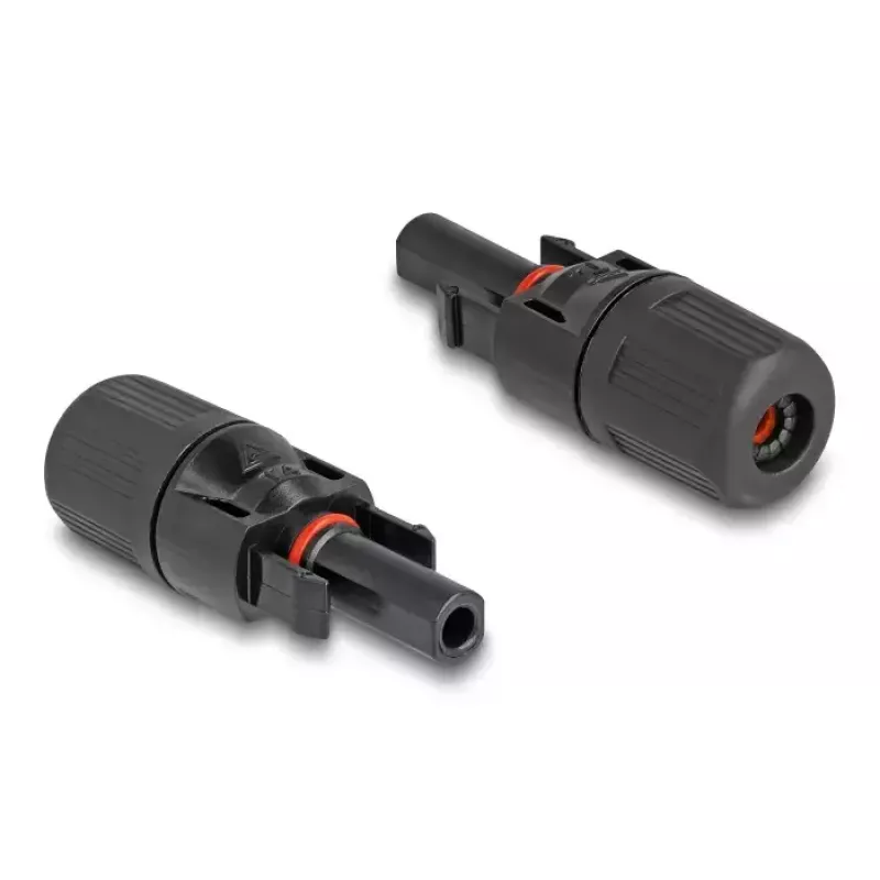 DeLOCK DL4 Solar Connectors for crimping male and female black 2 pcs