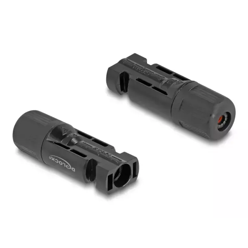 DeLOCK DL4 Solar Connectors for crimping male and female black 2 pcs