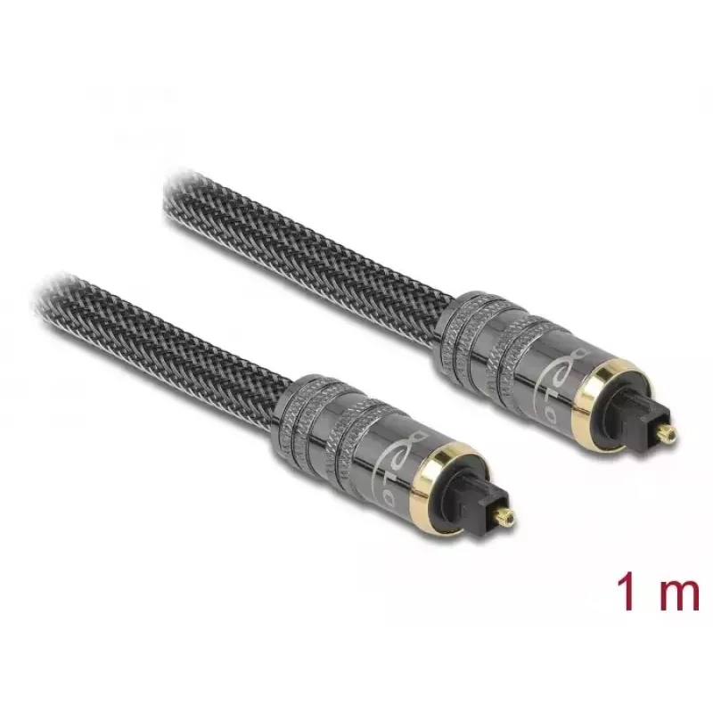 Audio Cable DeLOCK 86983 TOSLINK 1m Anthracite