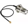 Signal Cable DeLOCK 88464 0.2m Black Gold Silver