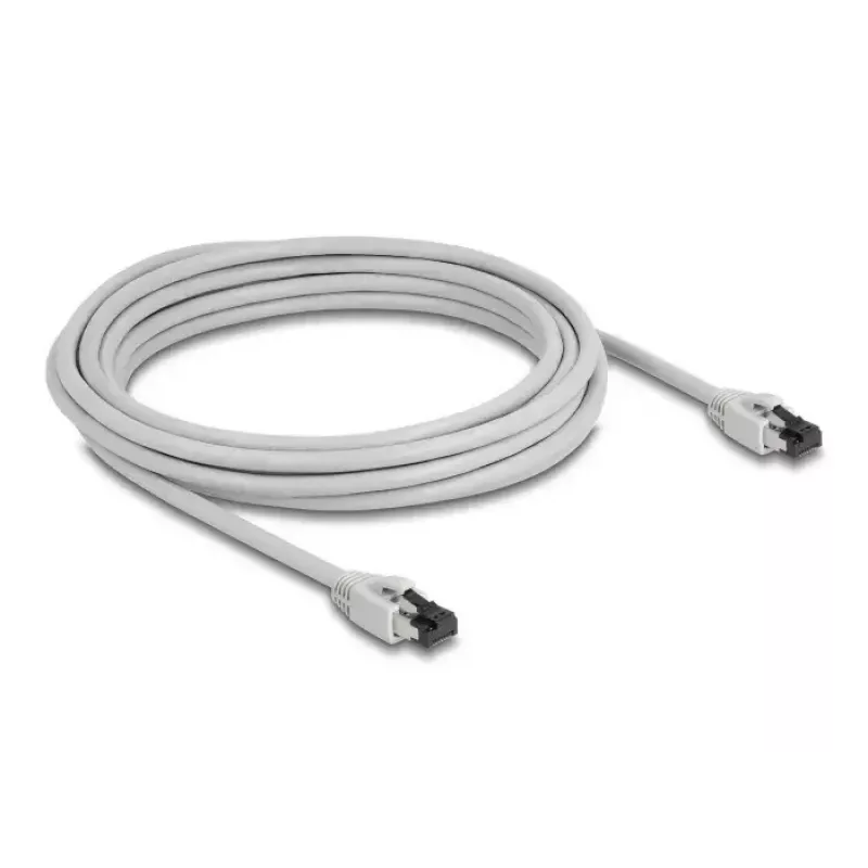 Networking cable DeLOCK 80562 RJ-45 Cat8.1 5 m Grey