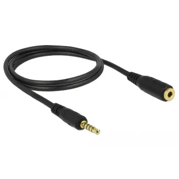 Audio Cable 3.5mm DeLOCK 85701 1m Black