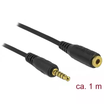 Audio Cable 3.5mm DeLOCK 85701 1m Black