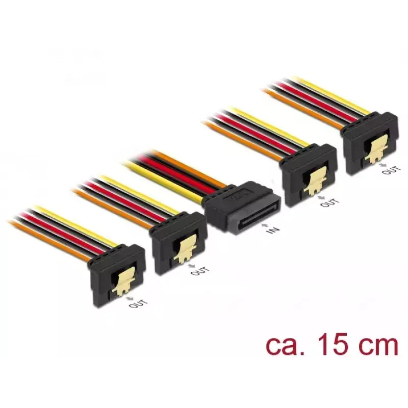 Internal power cable DeLOCK 60166 0.15 m