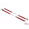 Cable Tie DeLOCK 18782 Steel Red 300mm 10 pcs