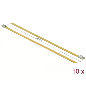 Cable Tie DeLOCK 18785 Steel Yellow 200mm 10 pcs
