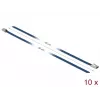 Cable Tie DeLOCK 18796 Steel Blue 500mm 10 pcs