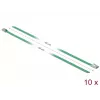 Cable Tie DeLOCK 18803 Steel Green 400mm 10 pcs