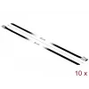 Cable Tie DeLOCK 18810 Steel Black 10 pcs