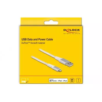 DeLOCK USB data and power cable for iPhone iPad iPod 3 m Lightning