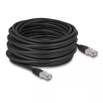 Network Cable DeLOCK RJ45 Cat.6A S/FTP 15m Black
