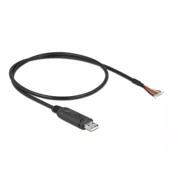 Adapter cable USB 2.0 Type-A to Serial RS-232 DeLOCK 90415