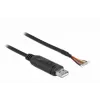 Adapter cable USB 2.0 Type-A to Serial RS-232 DeLOCK 90416