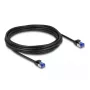 Network Cable DeLOCK RJ45 Cat.6A S/FTP Slim 5m Black