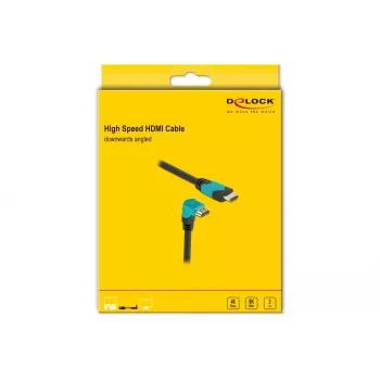 HDMI Cable DeLOCK 86992 2m HDMI Type A Standard Black Blue