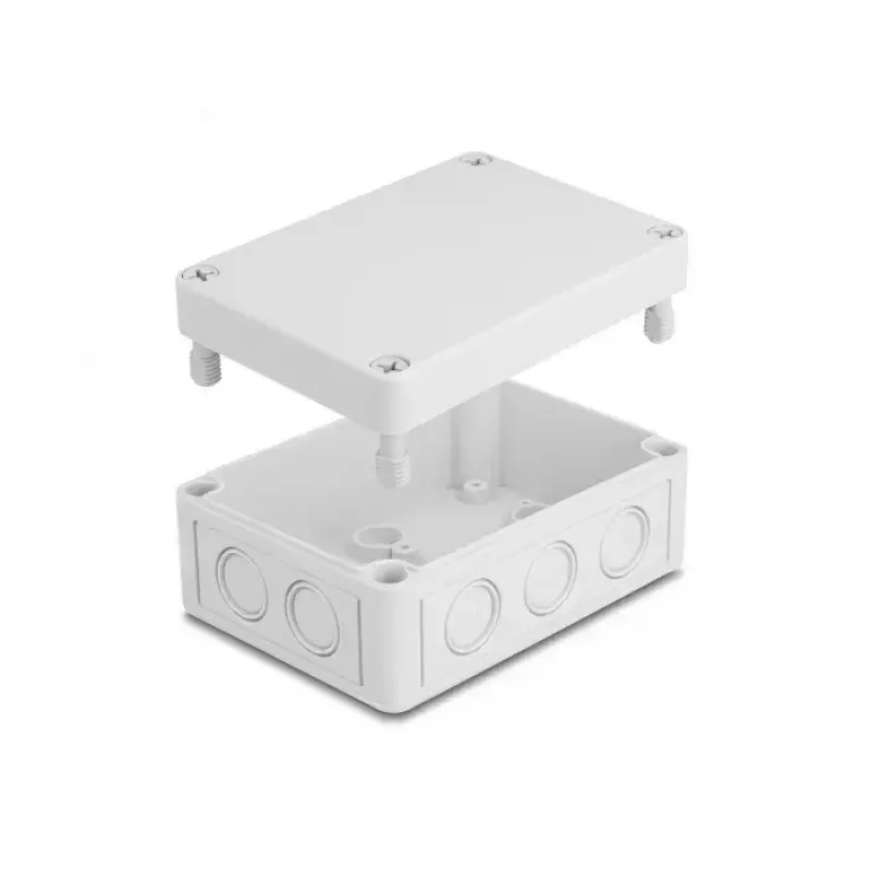 DeLOCK Installation housing 130 x 93 x 57 mm grey ABS outdoor