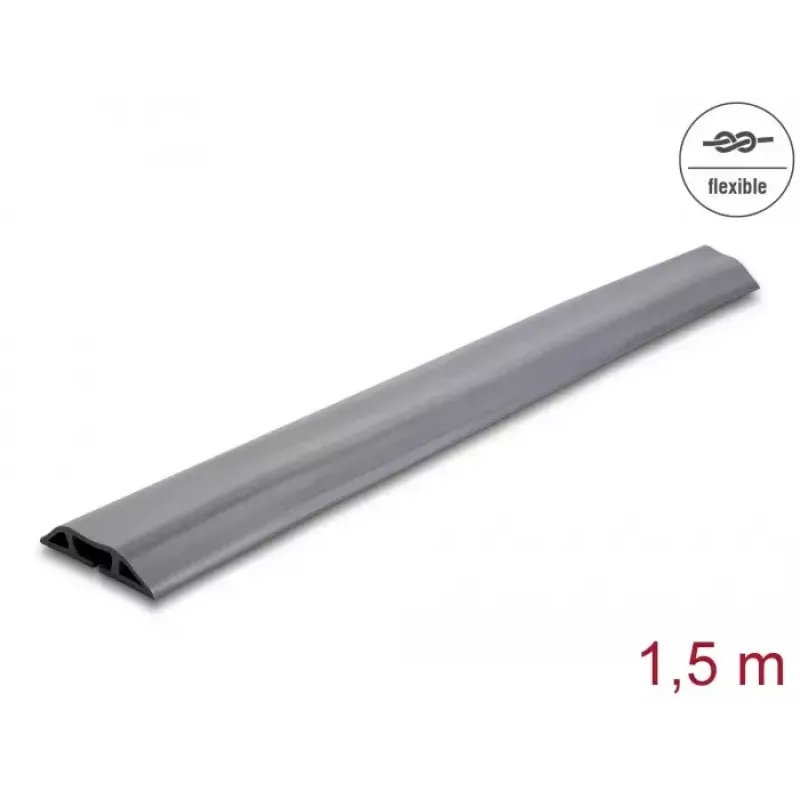 Cable duct DeLOCK 20733 Floor Grey 70mm x 13mm x 1.5m