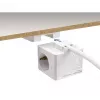 DeLOCK 11502 Power Extension 1.5m 3 AC Outlets Indoor White