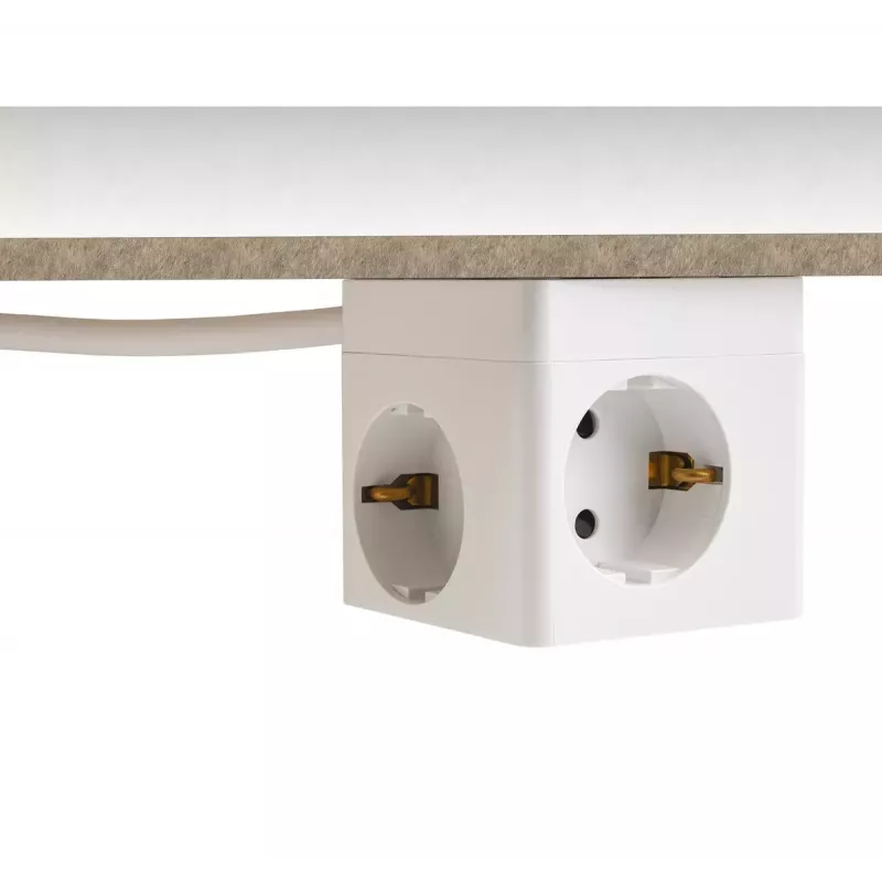 DeLOCK 11502 Power Extension 1.5m 3 AC Outlets Indoor White