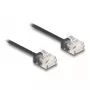 Network Cable DeLOCK RJ45 Cat.6 UTP Ultra Slim 2m Black